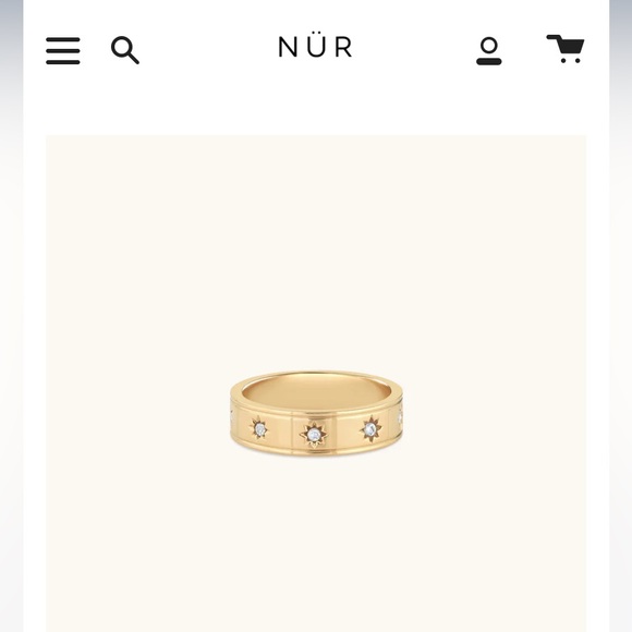 Nür Jewelry - Nür San Francisco luna ring size 7.5/8